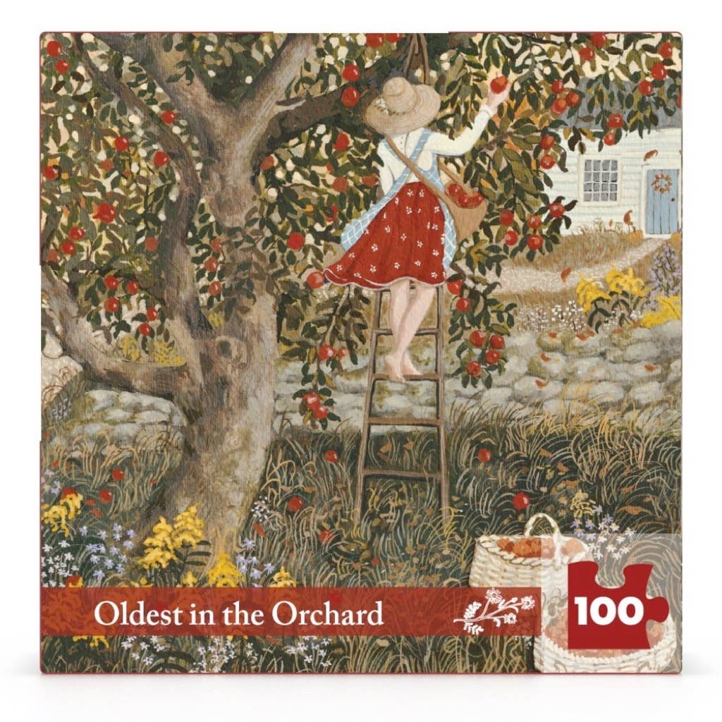 100 Piece Mini Puzzle - Oldest in the Orchard