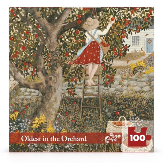 100 Piece Mini Puzzle - Oldest in the Orchard