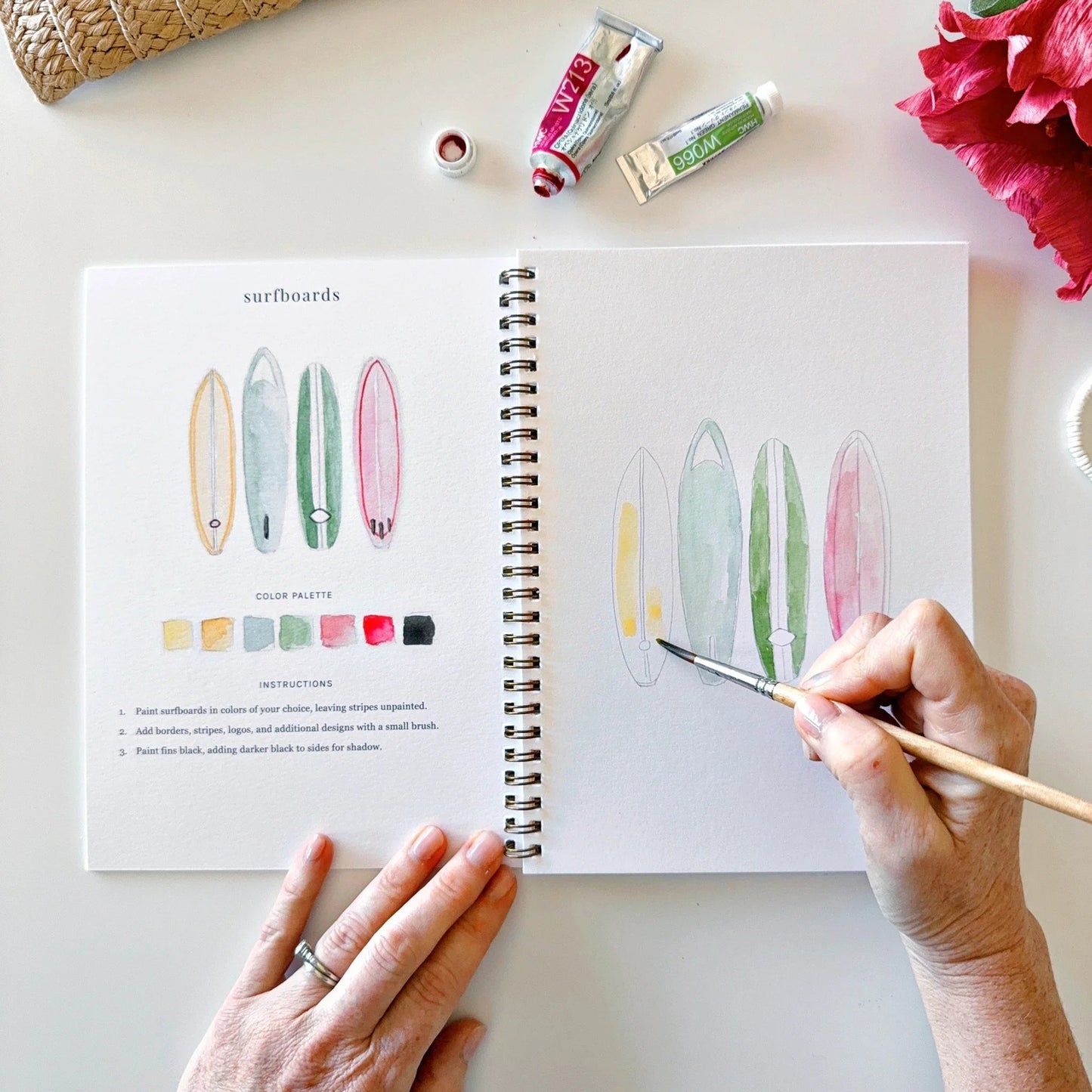 Watercolor Workbook - Tropical