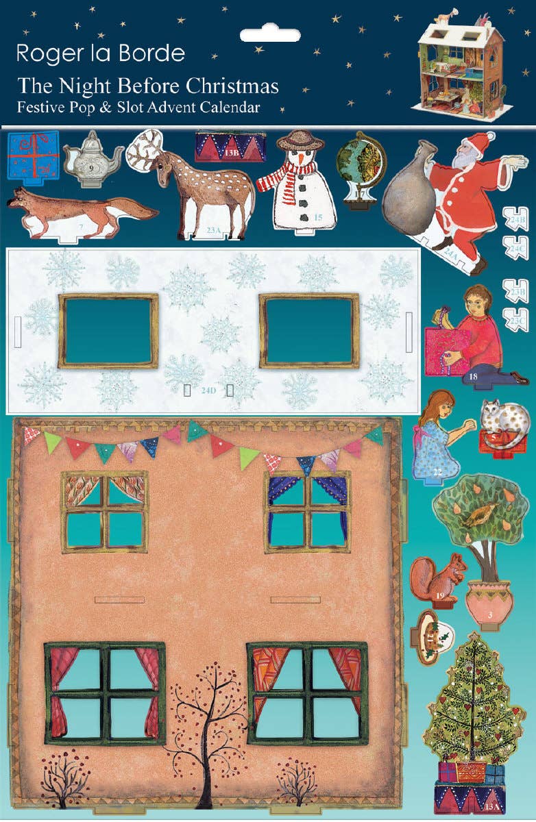Advent Calendar - Night Before Christmas -  Large