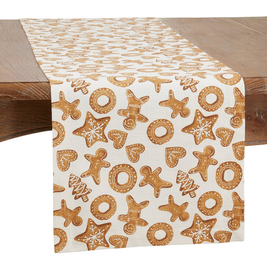 Gingerbread Design Table Runner