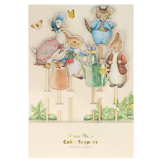 Pack of 6 Peter Rabbit™ & Friends Cake Toppers