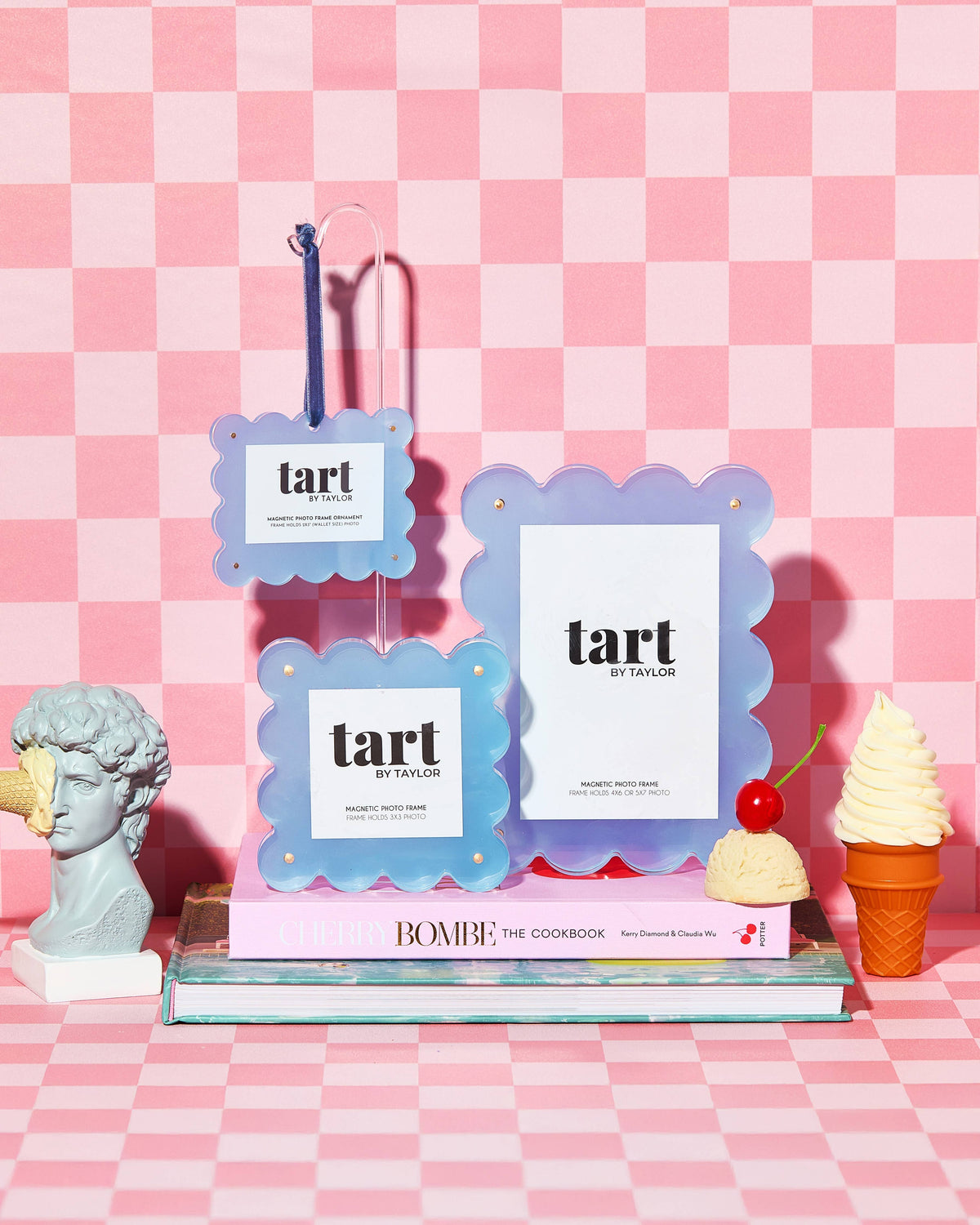 Mini Acrylic Picture Frame - Denim Blue