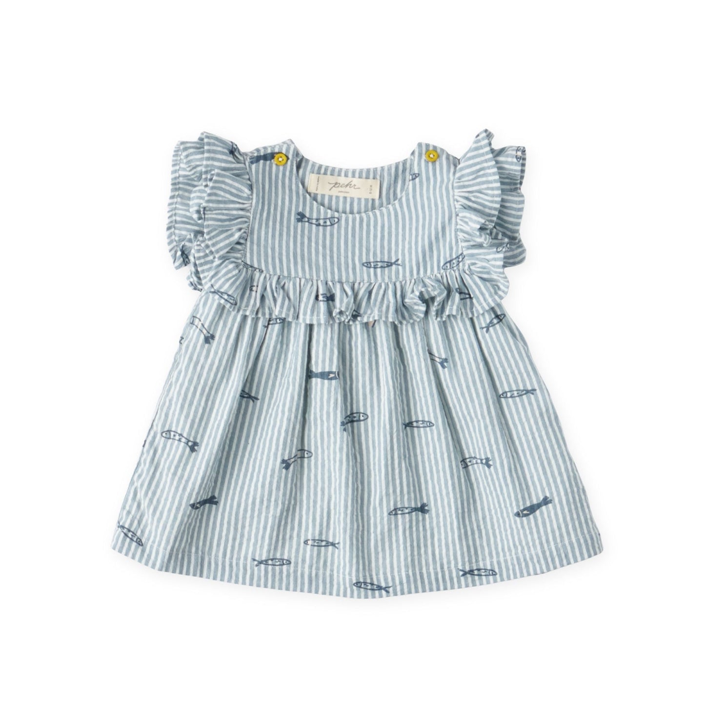 Seersucker Dress - Petite Sardine
