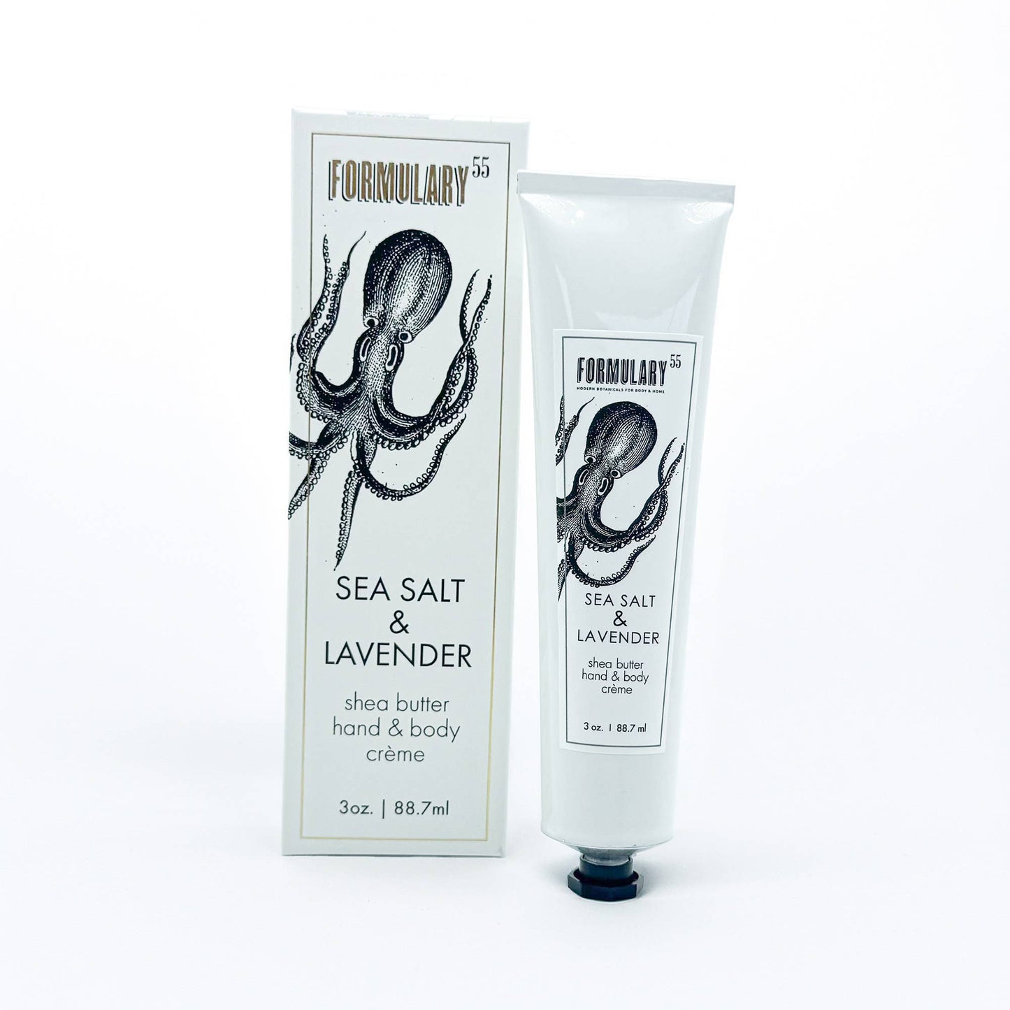 Shea Butter Hand & Body Creme Tube - Sea Salt & Lavender