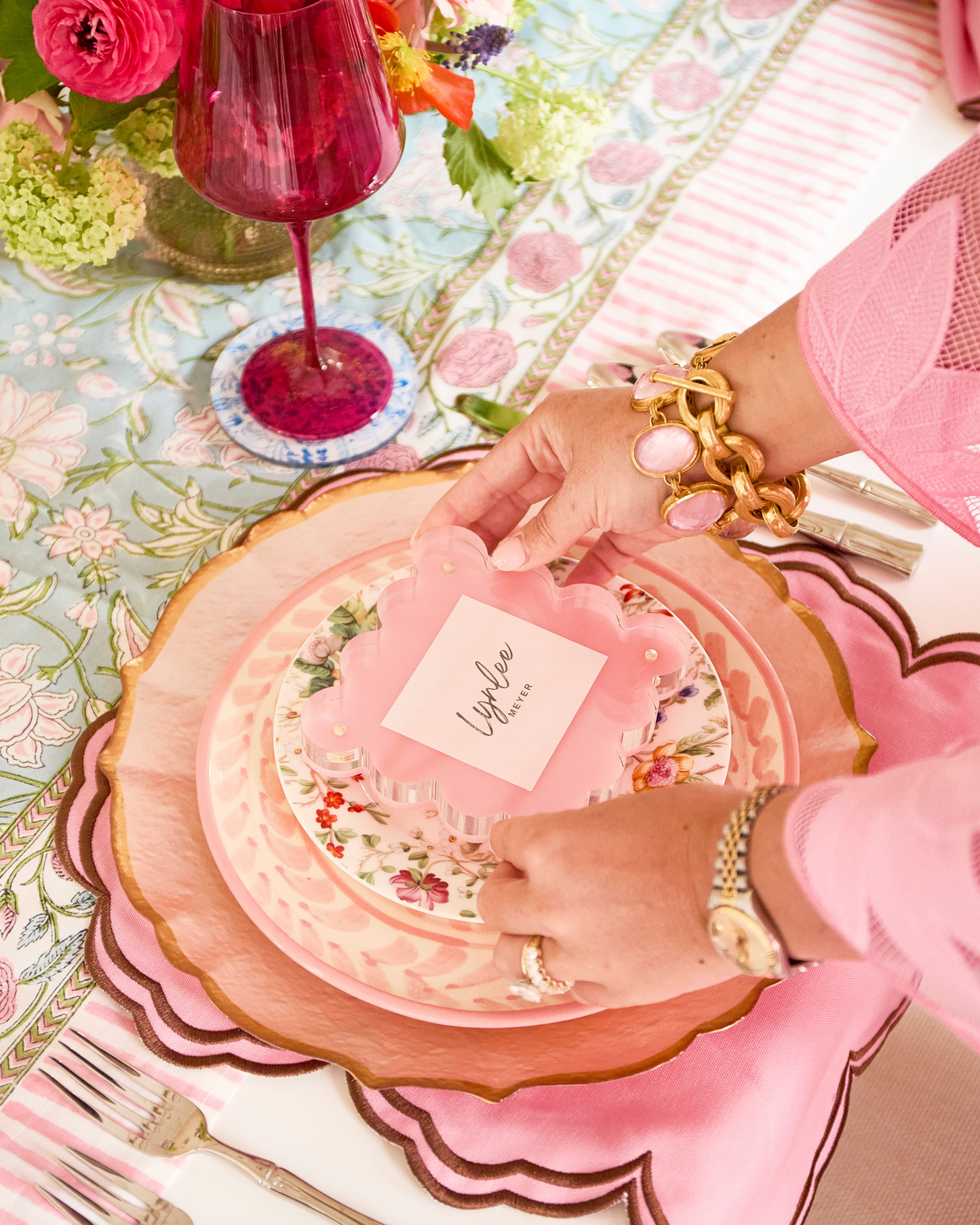 Mini Acrylic Picture Frame - Light Pink