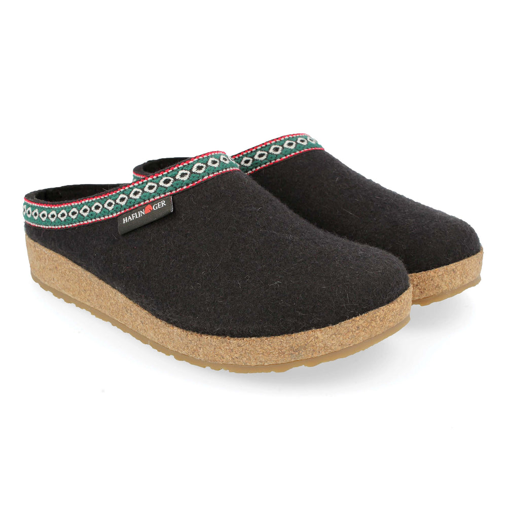 Haflinger GZ Clog - Black