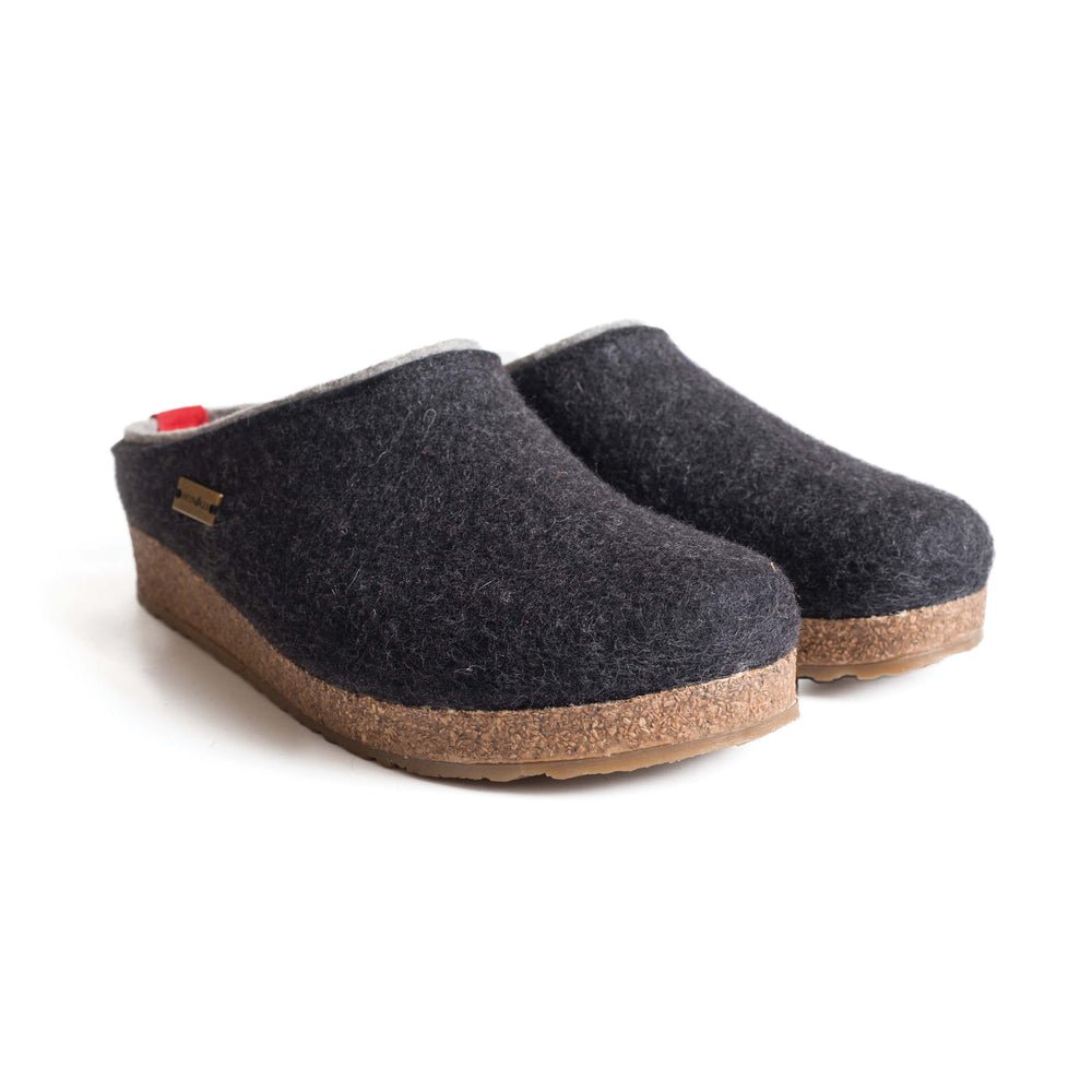 Haflinger Kris Clog - Charcoal