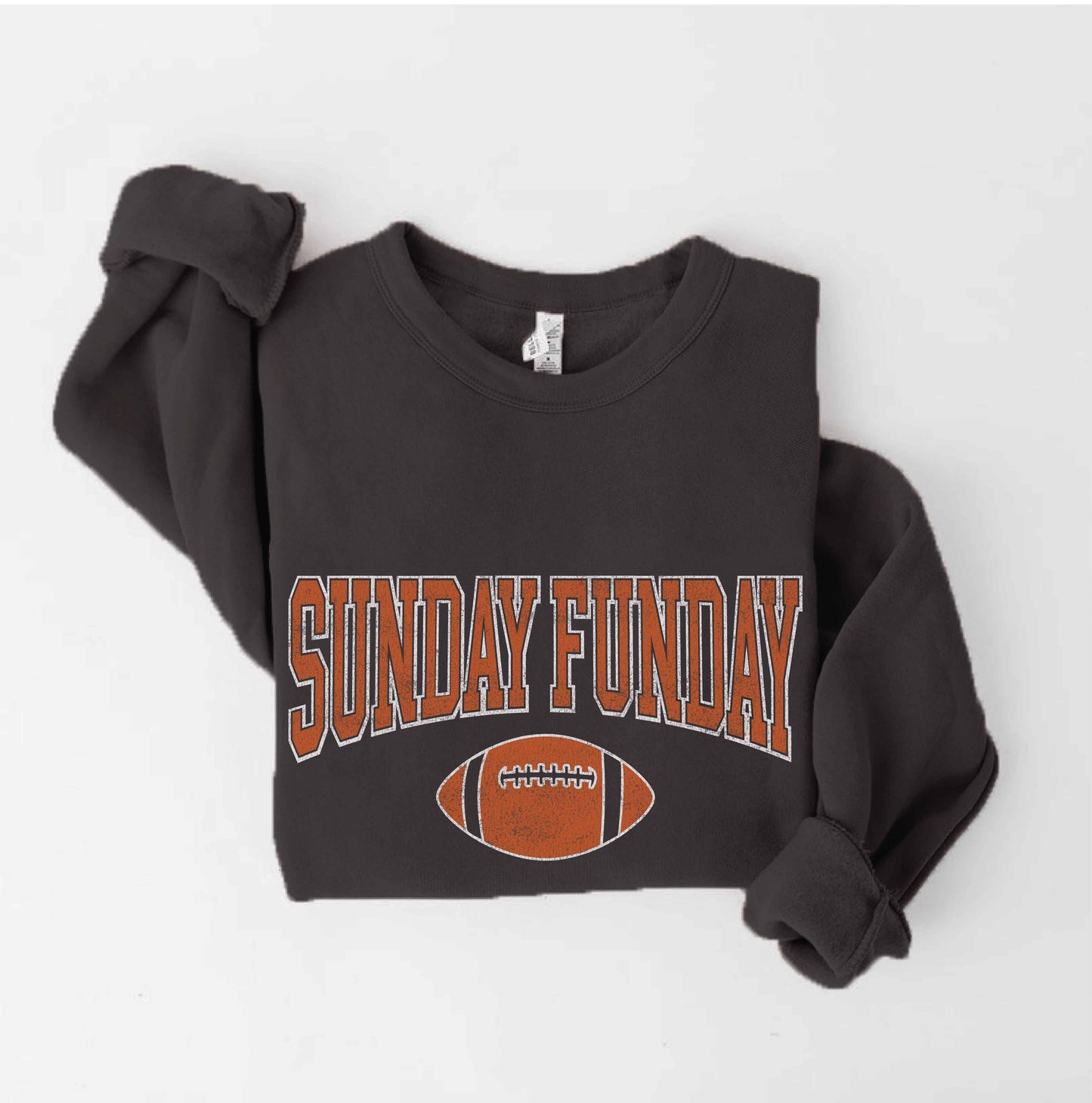 SUNDAY FUNDAY Sweatshirt: Black