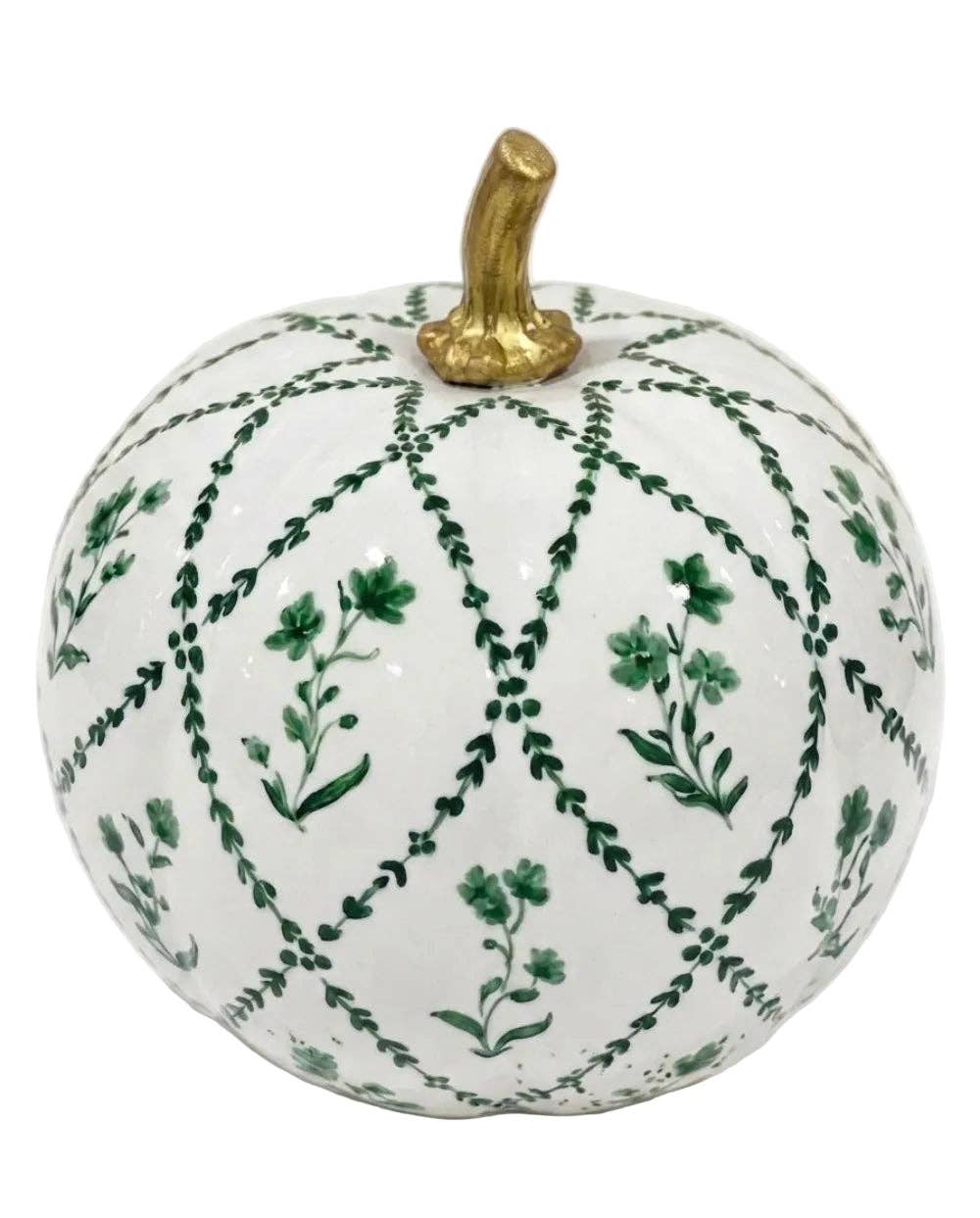 6" Pumpkin - Green Garden Trellis