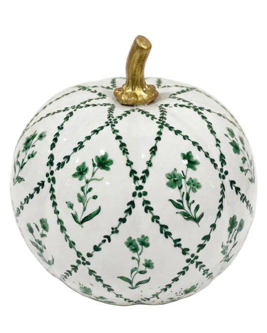 6" Pumpkin - Green Garden Trellis