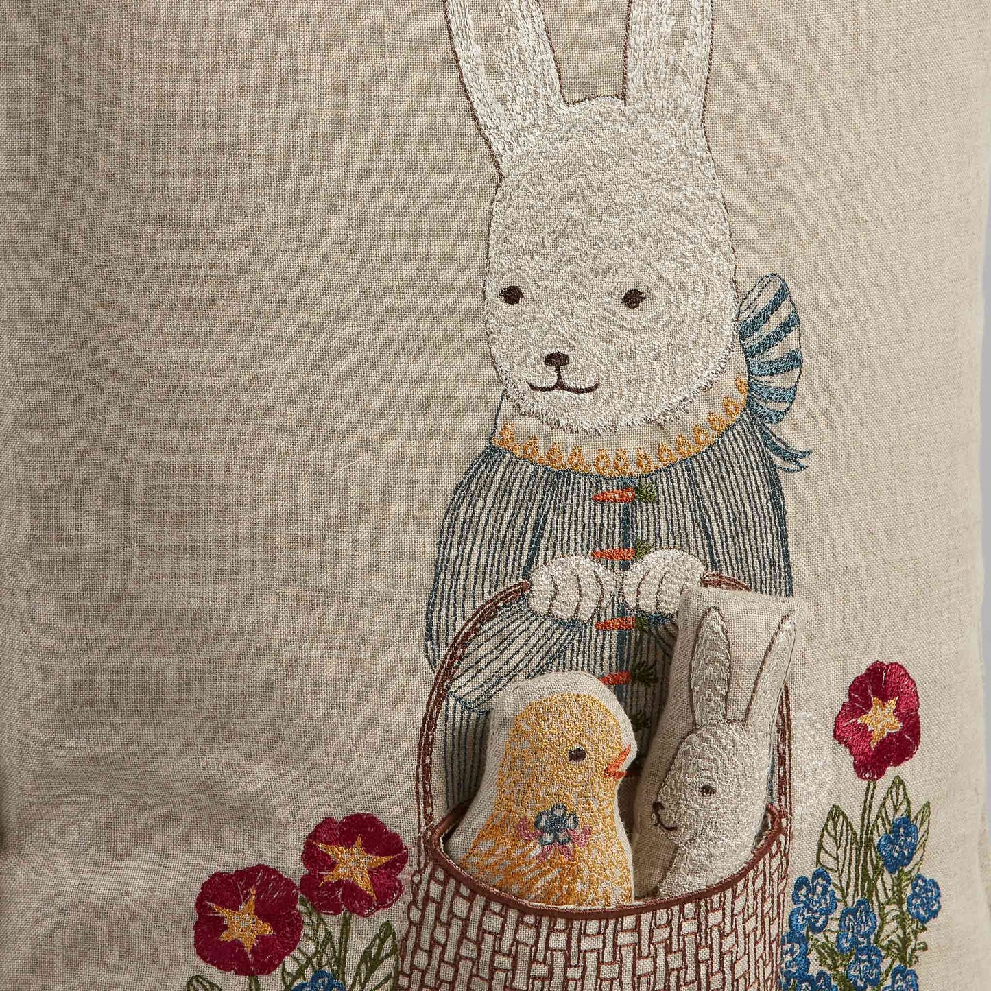 Easter Bunny Pocket Pillow with Insert