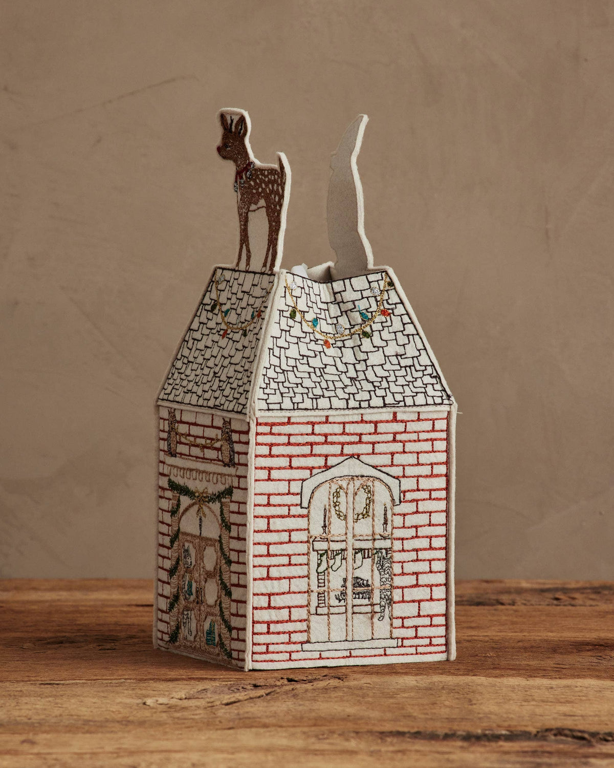 Home for the Holidays Tissue Box Cover