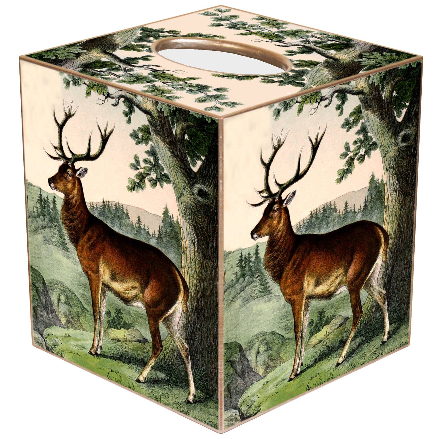 Tissue Box Cover - Stag