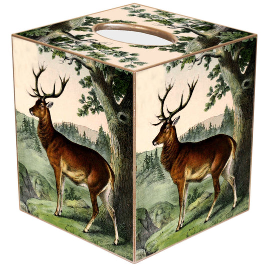 Tissue Box Cover - Stag