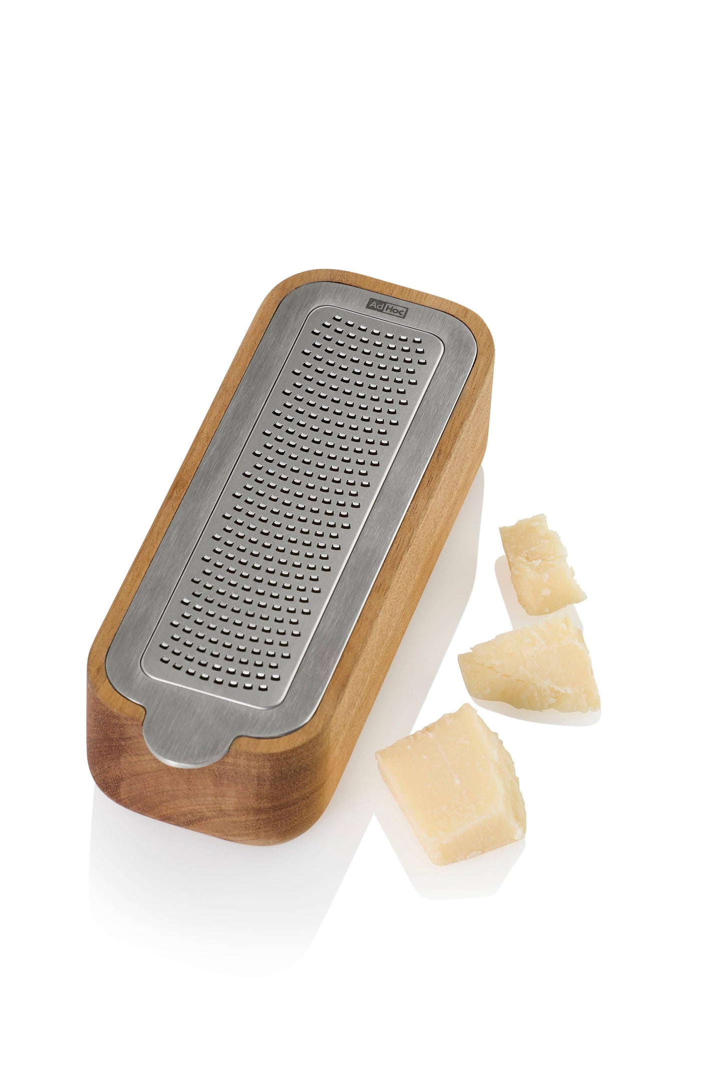 Rectangular Fine Grater with Wooden Bowl