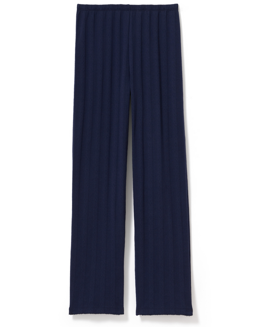 Pointelle Pant - Navy