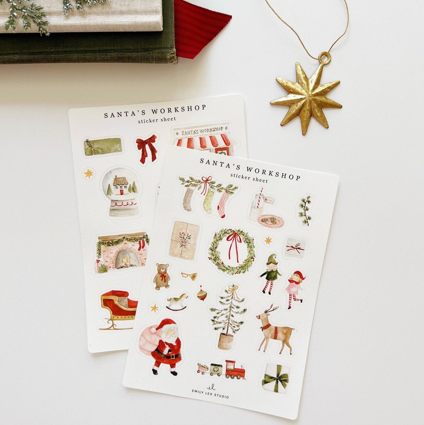 Sticker Sheets - Santa's Workshop