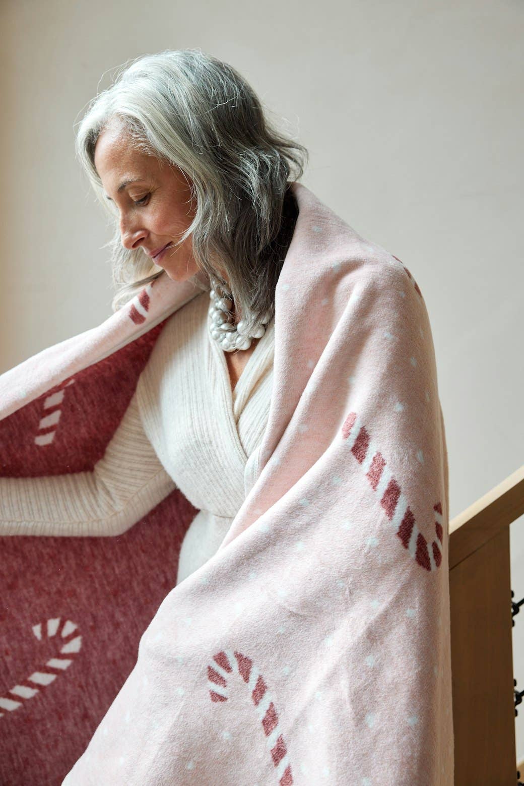 Candy Canes Blanket: Midi