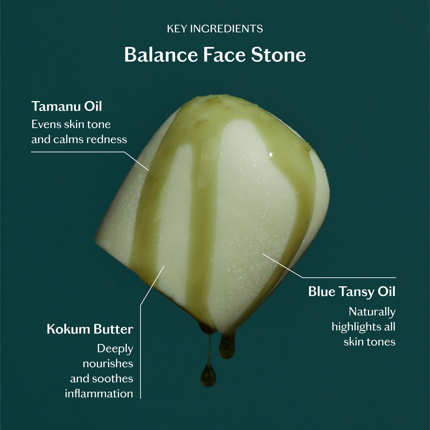 Solid Face Moisturizer - Balance Face Stone Refill (1.4 oz)