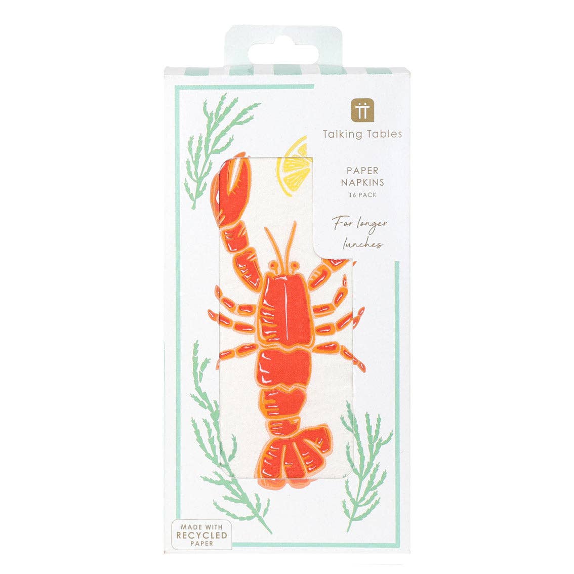 Lunch Paper Napkins - Lobster - Pack of 16