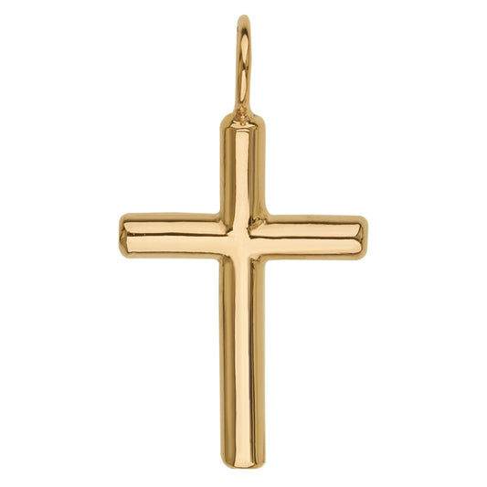 14k Gold Cross Charm