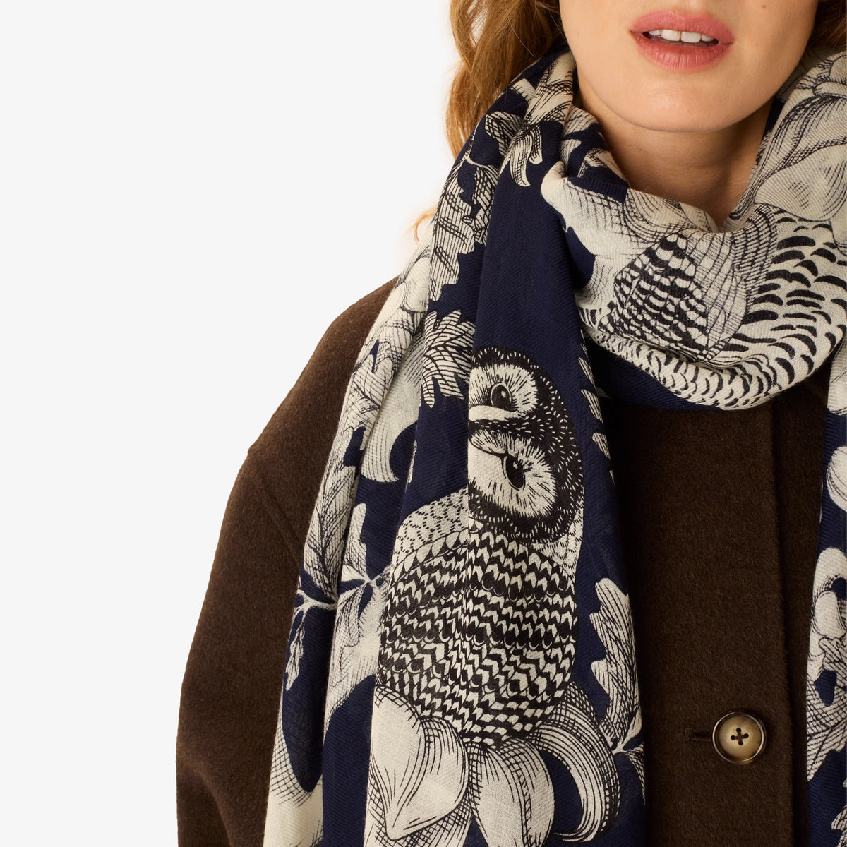 Scarf 100 - Archimede - Navy