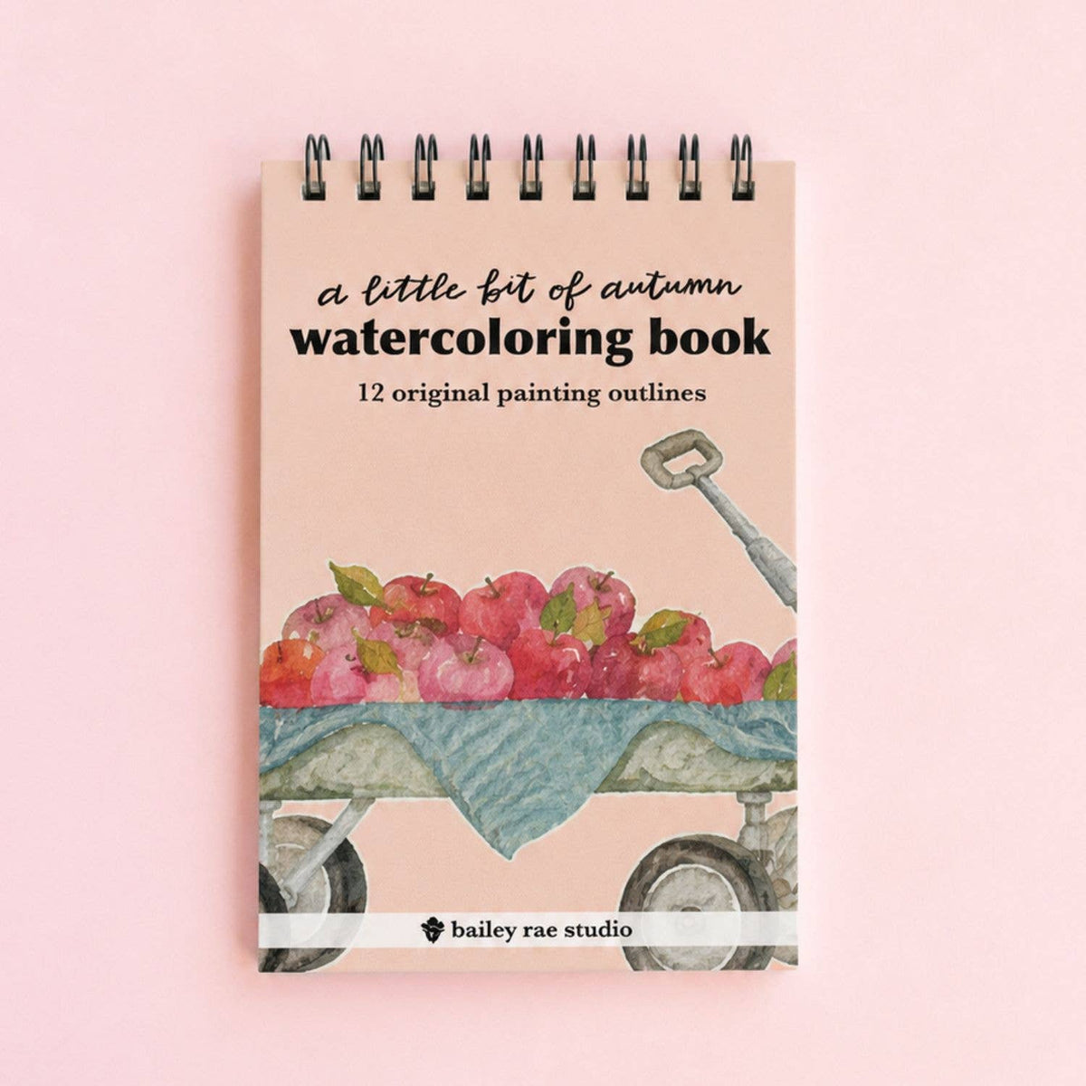 Mini Watercoloring Book -  A little bit of autumn