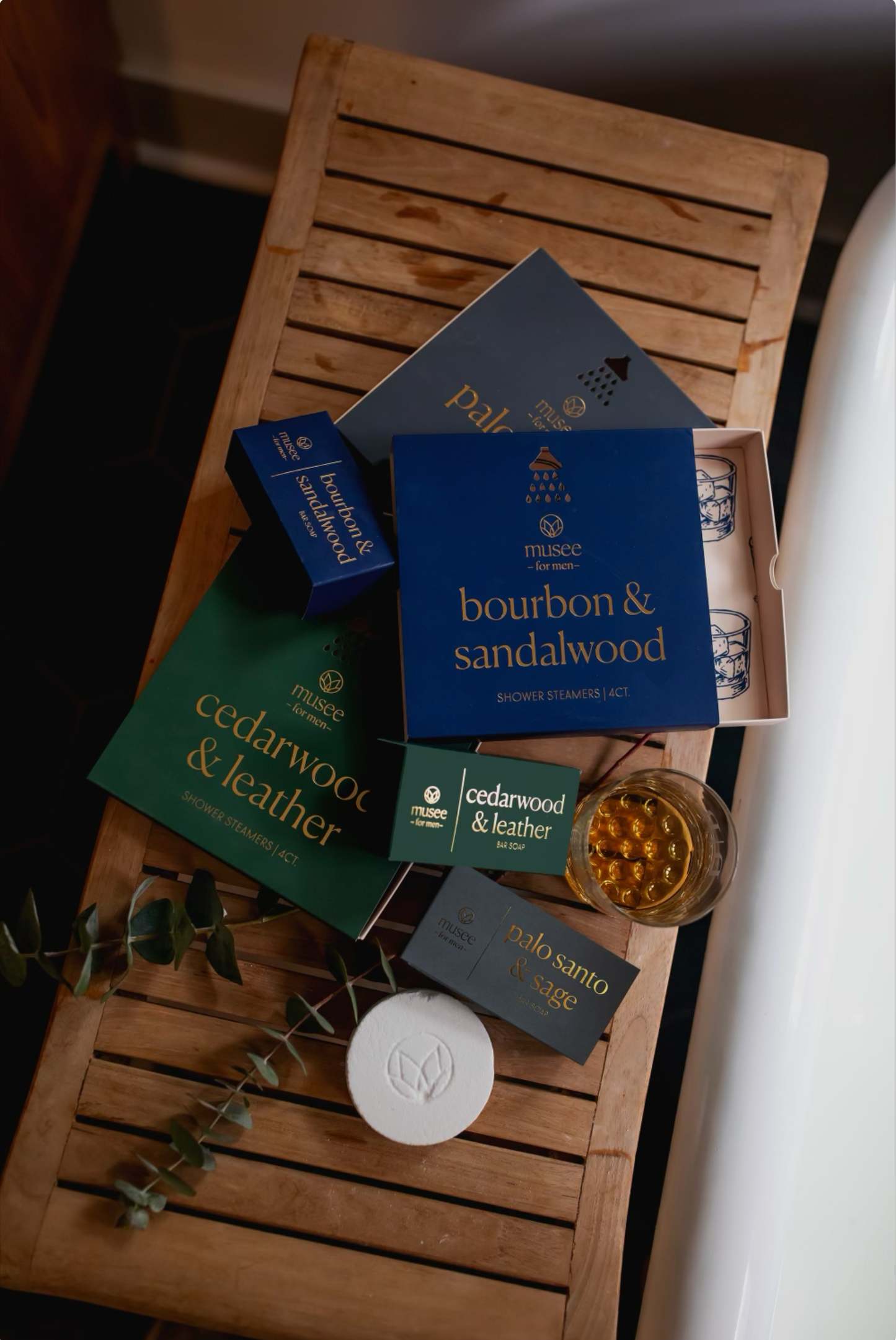 Shower Steamers - Cedarwood & Leather