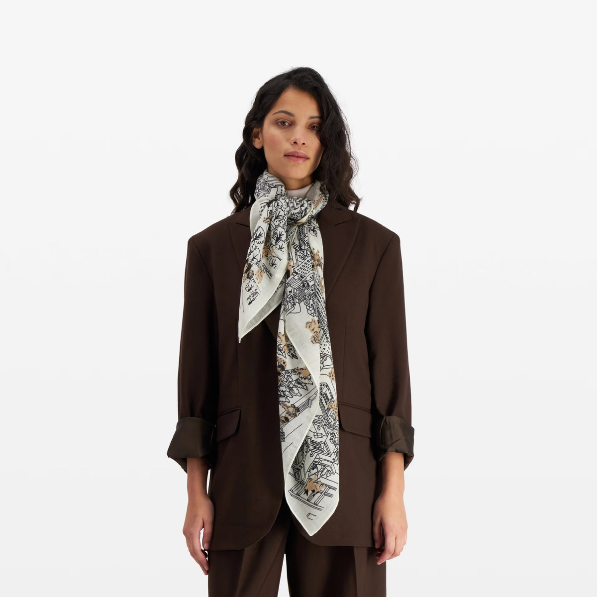 Square Scarf 100 - Central Park