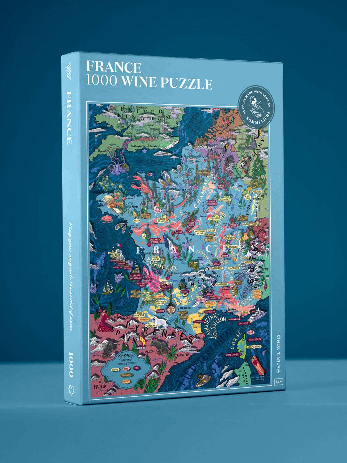 1000 Piece Puzzle - France Wine