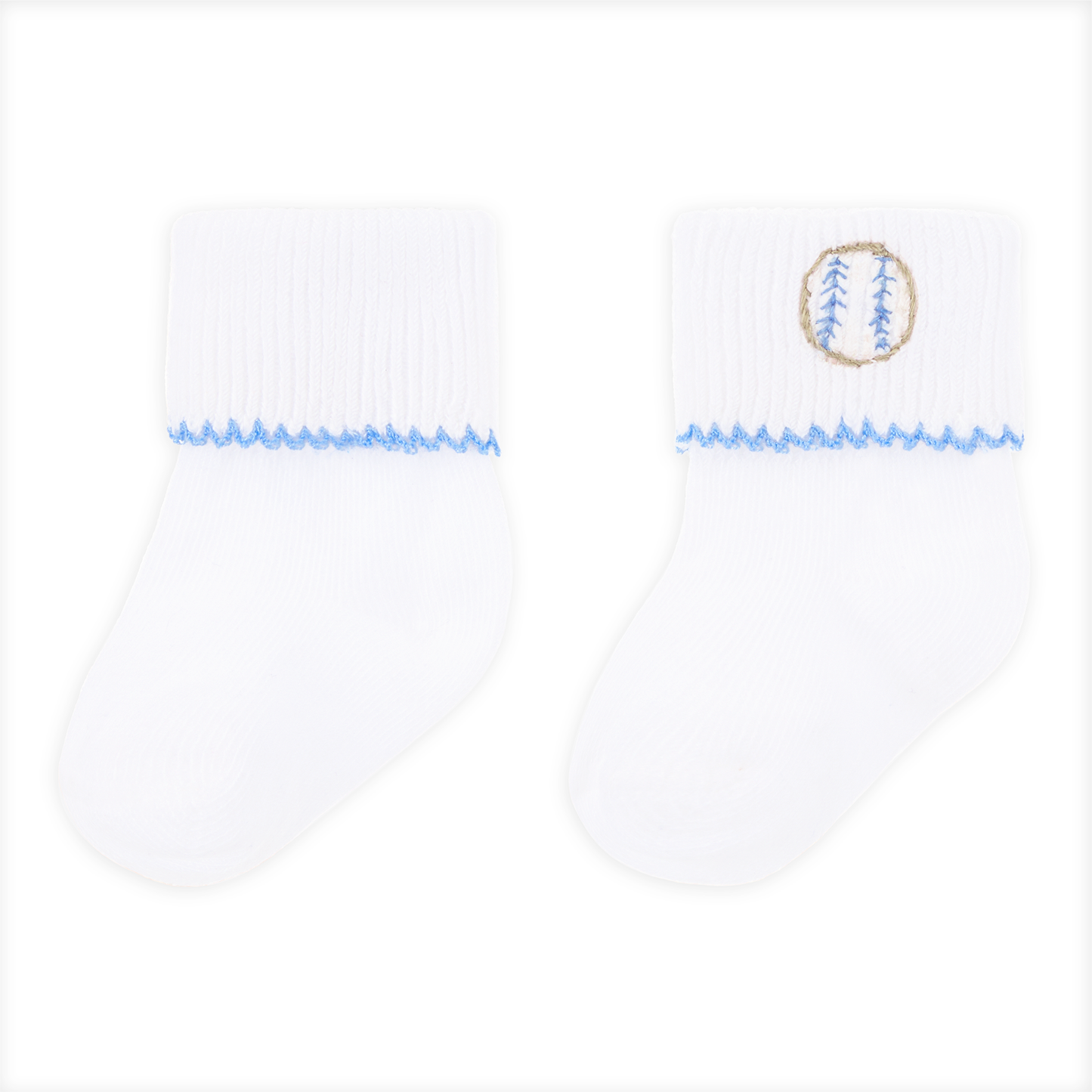 Precious Lil' Sluggers Socks - Light Blue