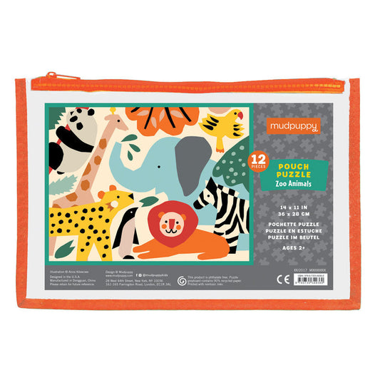 Zoo Animals Pouch Puzzle