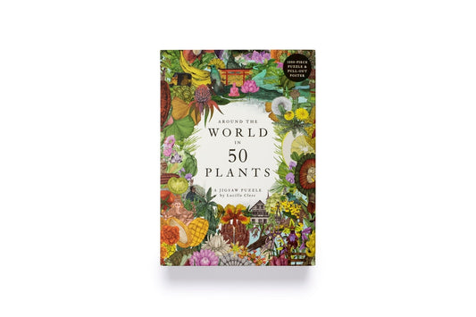1000 Piece Puzzle - Around the World in 50 Plants