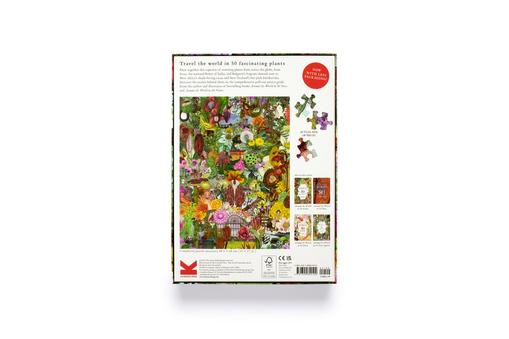 1000 Piece Puzzle - Around the World in 50 Plants