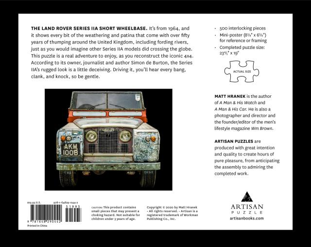 500 Piece Puzzle - 1964 Land Rover Series IIA