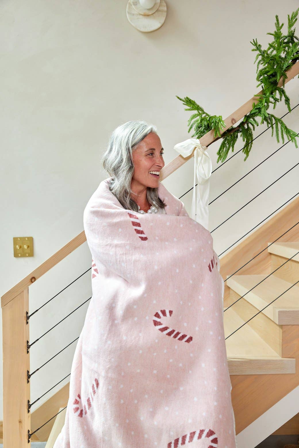 Candy Canes Blanket: Midi