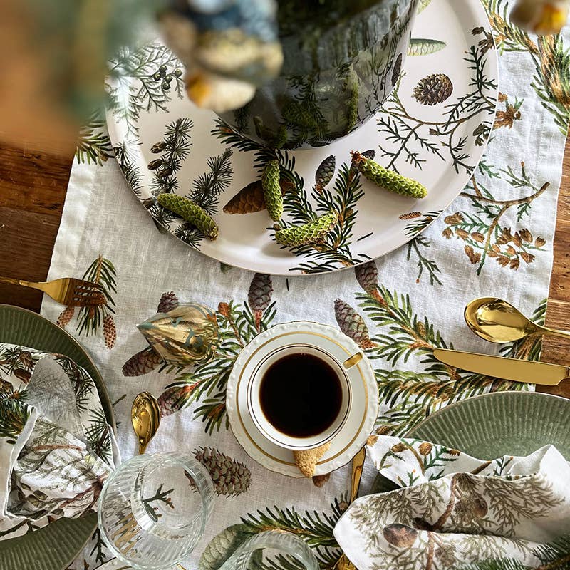 Pine Trees Linen Napkin