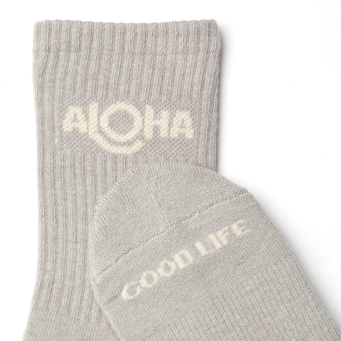 Aloha Crew Socks - Drizzle