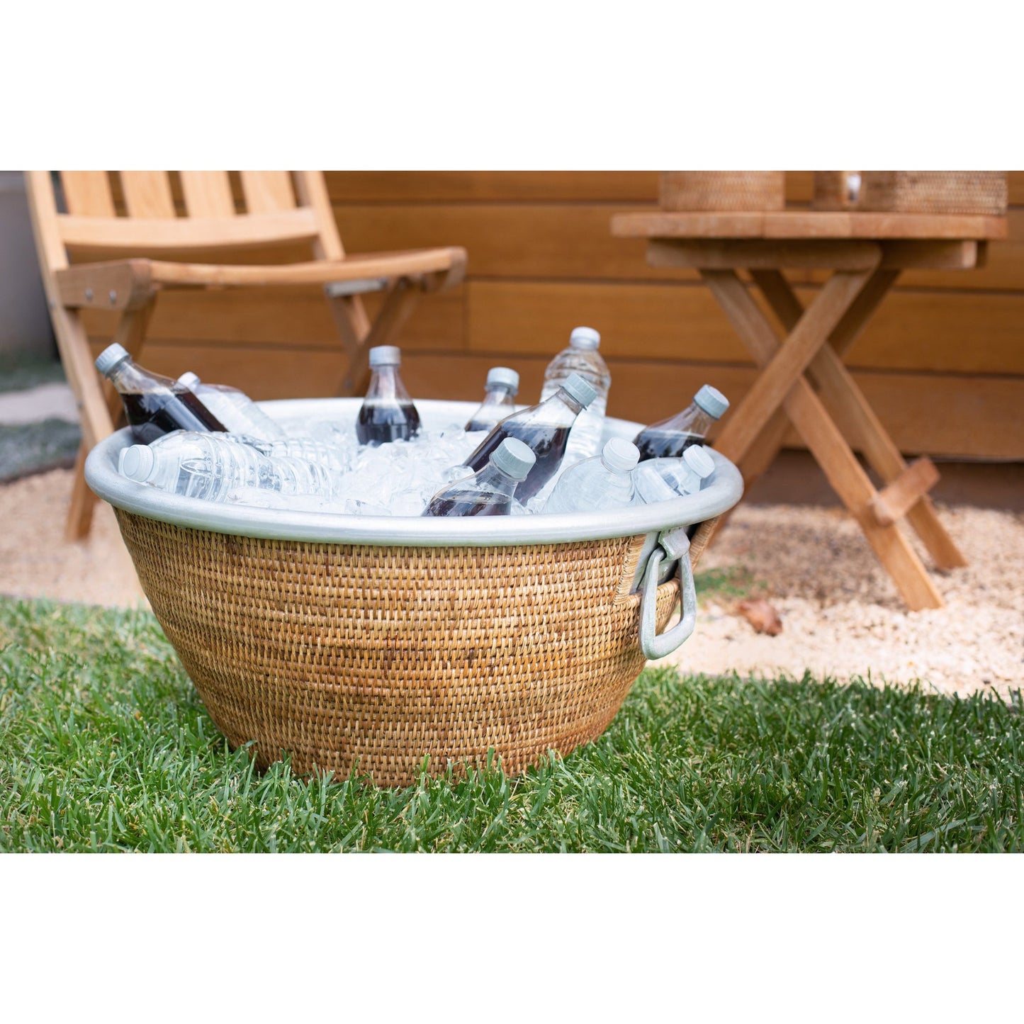 Aluminum Ice Tub - Honey Brown