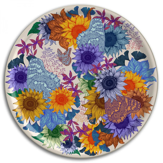 Sunflower Large Round Tray - Ø 18"