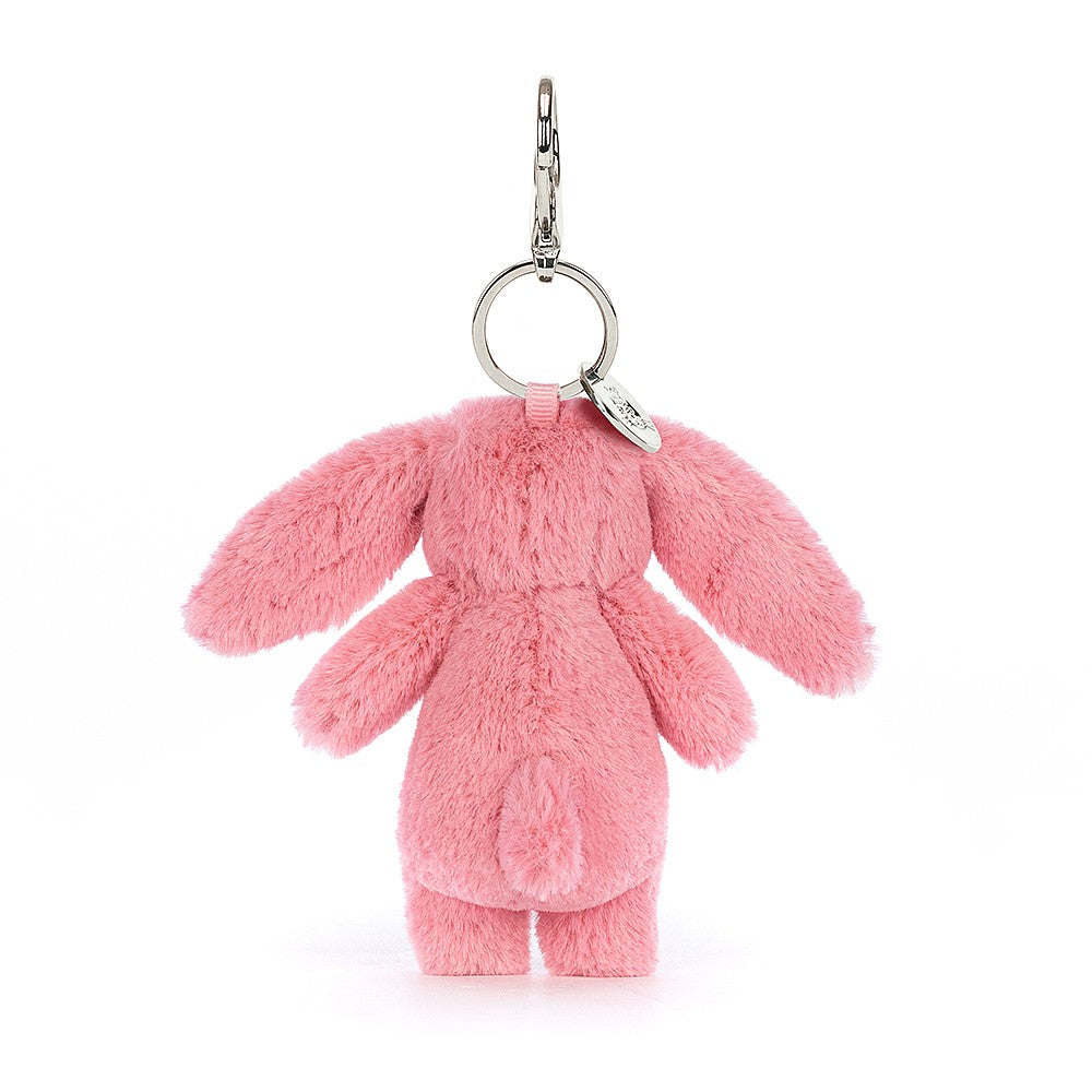 Bashful Bunny Pink Bag Charm