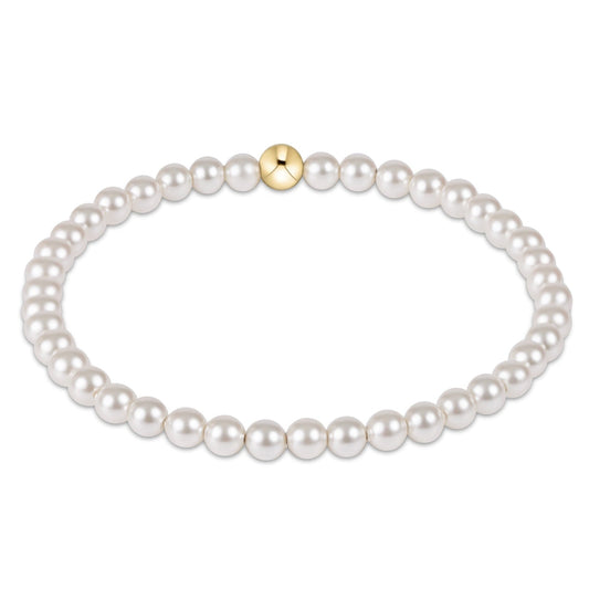 Extends - Classic Pearl Bead Bracelet - 4mm