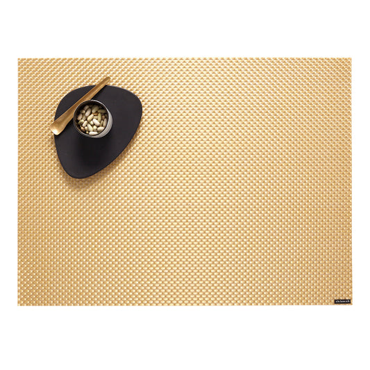 Chilewich - Basketweave Table Mat 14"x19" - Gilded