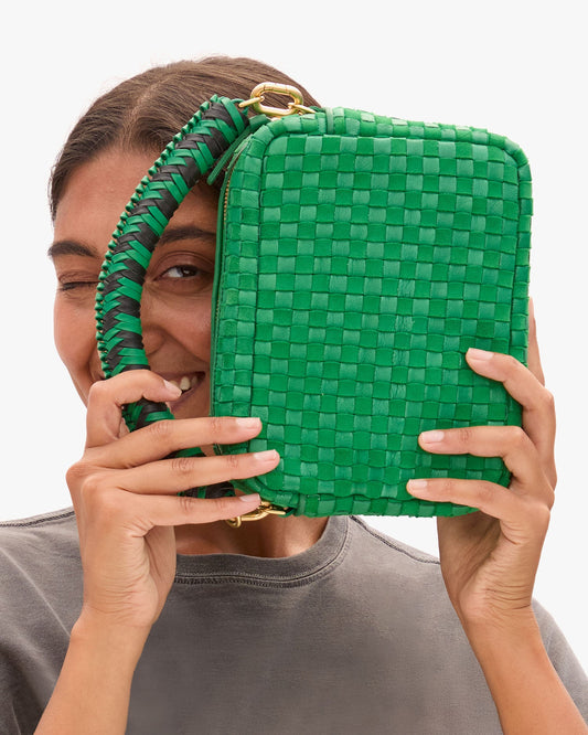 Braided Top Handle - Green Apple