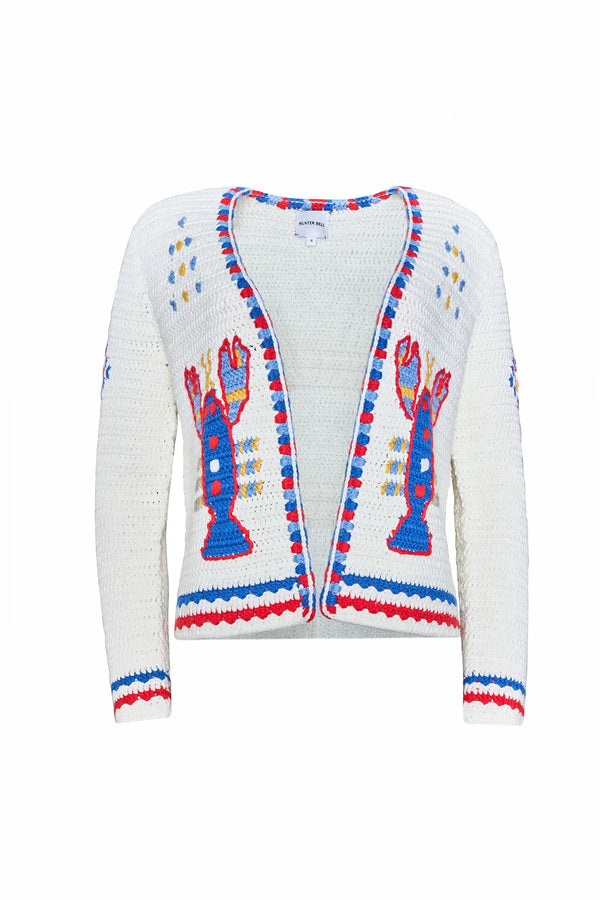 Callen Cardigan - Lobster Multi