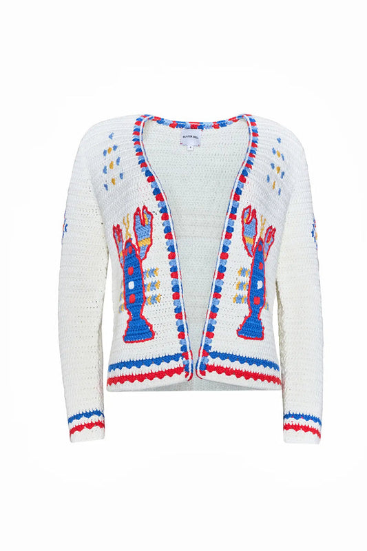 Callen Cardigan - Lobster Multi