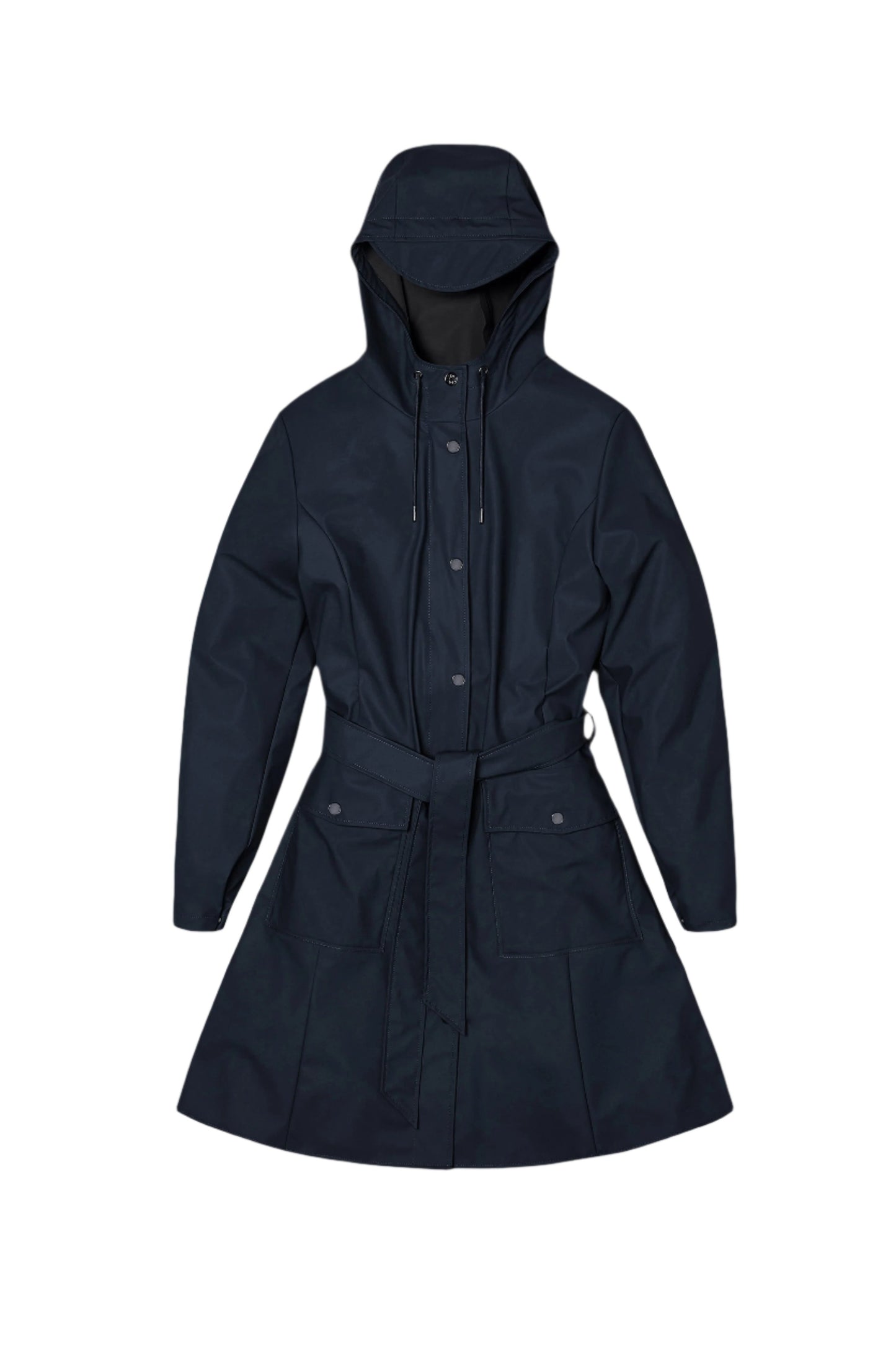 Curve Long Jacket - Navy