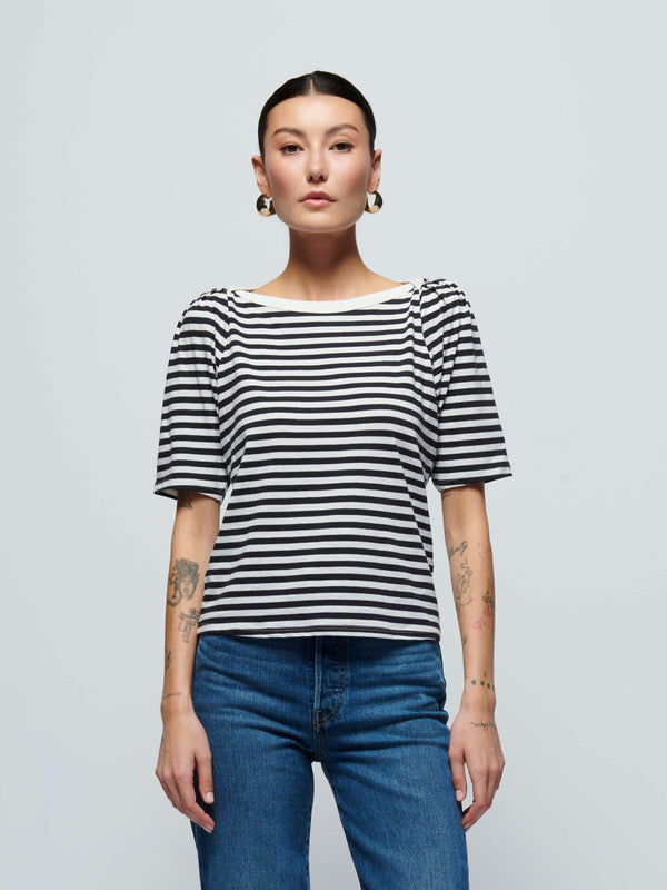 Deana Stripe Envelope T-Shirt - City Stripe