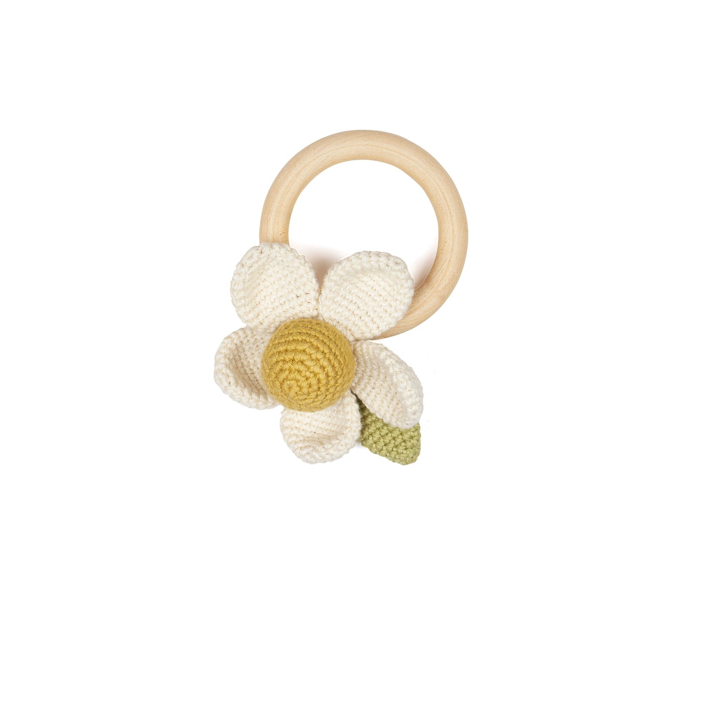 Crochet Rattle - Flower